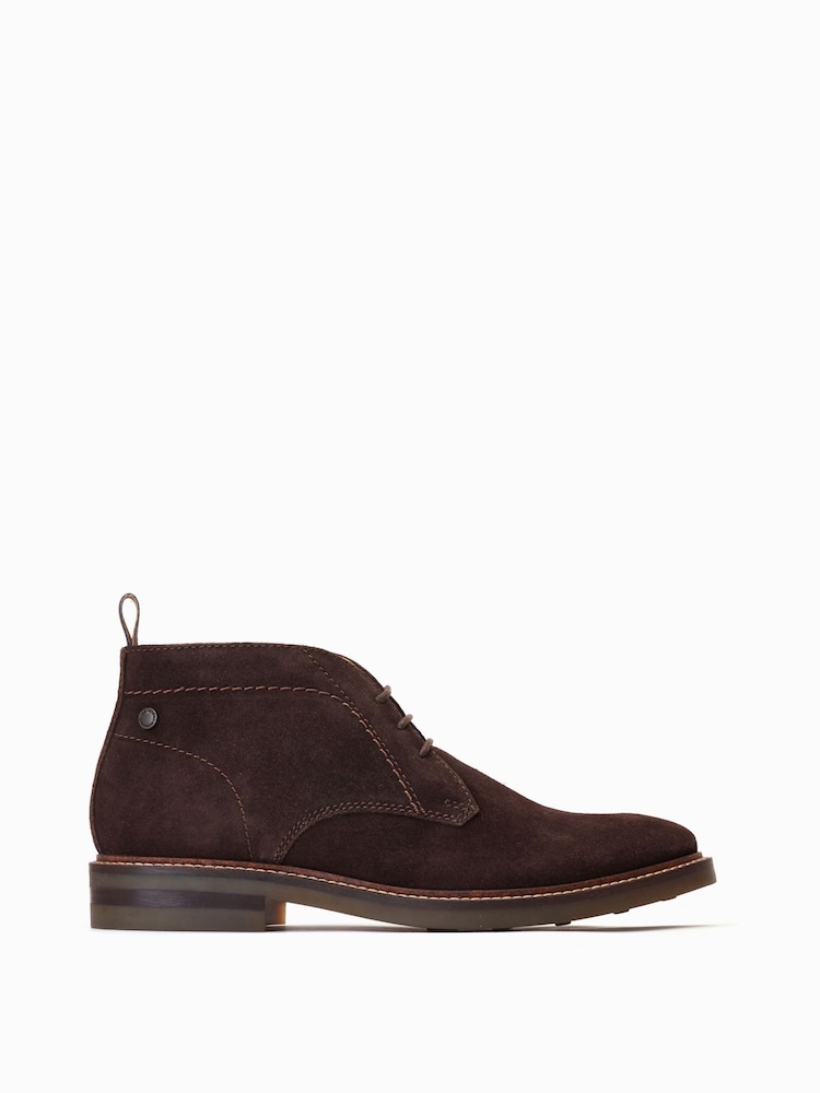 Base London Knebworth Lace-Up Chukka Brown Boots - Image 1 of 5 Base London Knebworth Lace-Up Chukka Brown Boots - Image 1 of 5