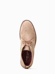 Natural - Base London Knebworth Lace-Up Chukka Brown Boots - Image 4 of 6