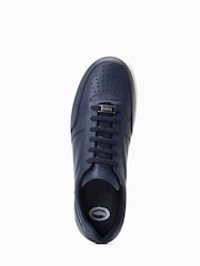 Base London Blue Curtis Lace up Trainers - Image 4 of 6