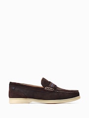 rjava - Rjavi natikači Base London Drum Slip-on - Slika 1 iz 6