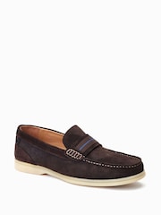rjava - Rjavi natikači Base London Drum Slip-on - Slika 2 iz 6