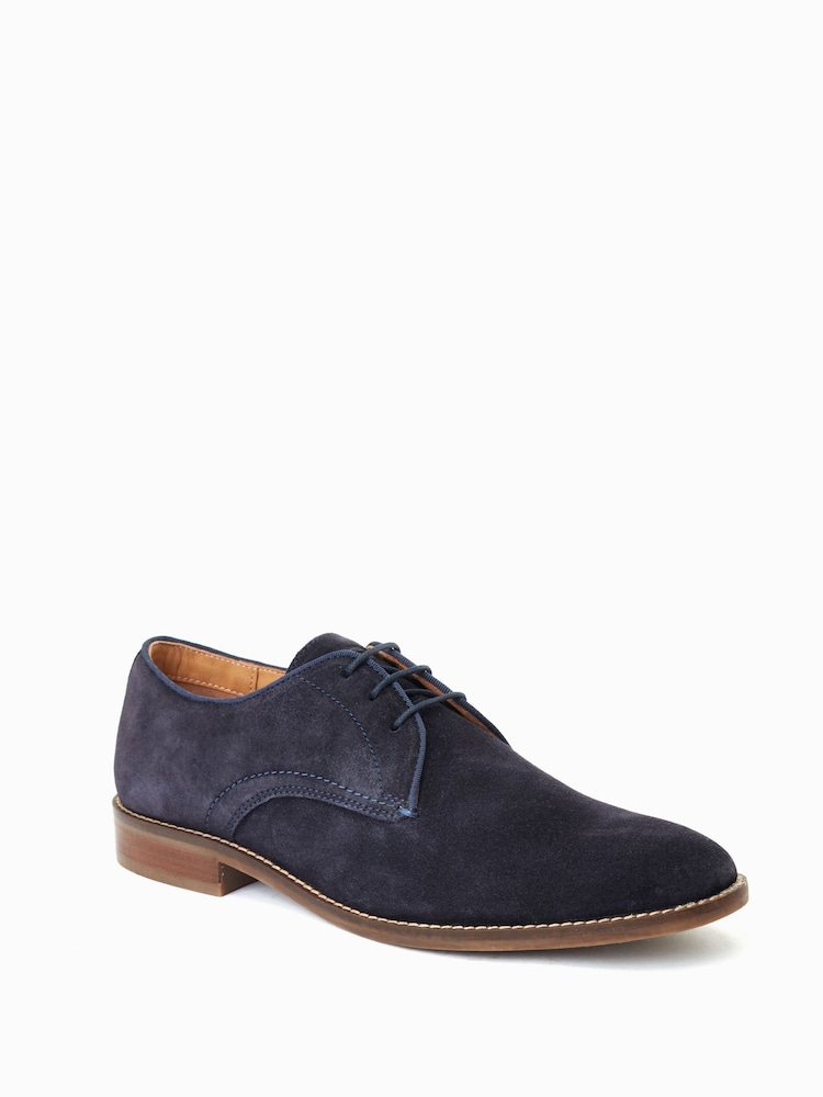 Base London Bronte Lace-Up Derby Brown Shoes - Image 2 of 6