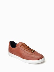Base London Blue Curtis Lace up Trainers - Image 2 of 6