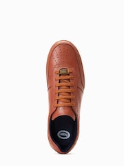 Base London Blue Curtis Lace up Trainers - Image 4 of 6