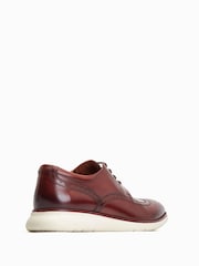 Base London Flight Lace up Brogue Black Shoes - Image 3 of 6