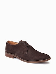 Base London Bronte Lace-Up Derby Brown Shoes - Image 2 of 6