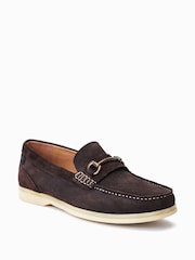 Base London Snapper Slip-On Brown Loafers - Image 2 of 6