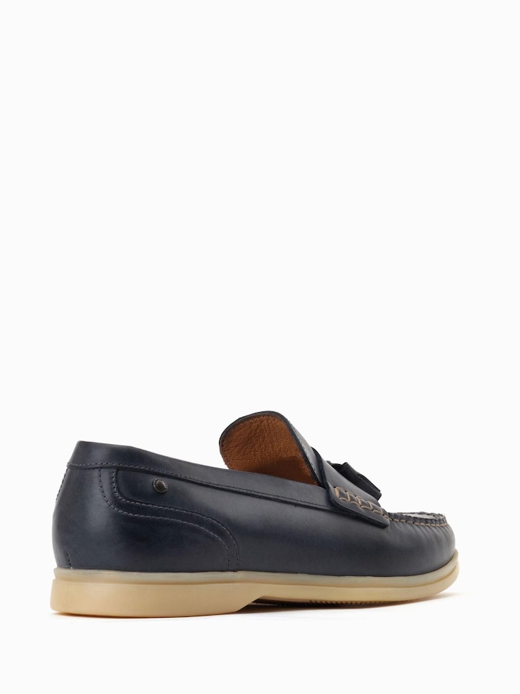 Base London Blue Bonito Slip-On Loafers - Image 2 of 6 Base London Blue Bonito Slip-On Loafers - Image 2 of 6