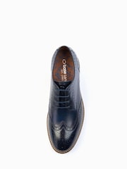 Base London Blue Joe Lace-Up Brogue Shoes - Image 4 of 6