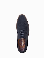 Base London Twain Lace-Up Brogue Brown Shoes - Image 4 of 6