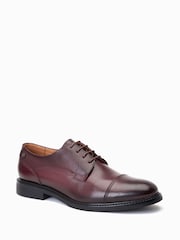 Base London Magnus Lace-Up Toe Cap Shoes - Image 4 of 4