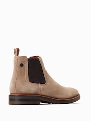 Natural - Botas Chelsea sin cordones Portland de Base London - Imagen 3 de 6