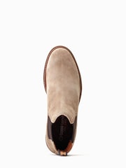 Natural - Botas Chelsea sin cordones Portland de Base London - Imagen 5 de 6