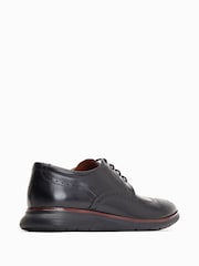 Base London Flight Lace up Brogue Black Shoes - Image 3 of 6