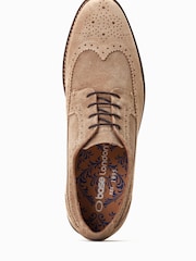 Base London Twain Lace-Up Brogue Brown Shoes - Image 4 of 6