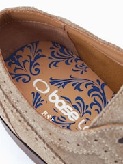 Base London Twain Lace-Up Brogue Brown Shoes - Image 6 of 6