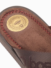 Marrón - Base London Web Slip-On Brown Sandals - Imagen 6 de 6