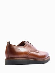 rjava - Base London Roly Lace-Up Derby Shoes - Slika 3 iz 6
