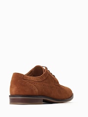 Base London Twain Lace-Up Brogue Brown Shoes - Image 3 of 6