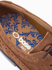 Base London Twain Lace-Up Brogue Brown Shoes - Image 6 of 6