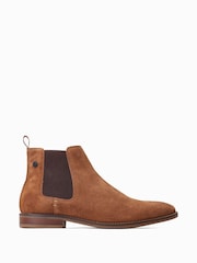 Base London Virgil Pull On Chelsea Brown Boots - Image 1 of 6
