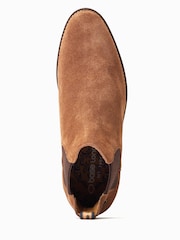 Base London Virgil Pull On Chelsea Brown Boots - Image 4 of 6