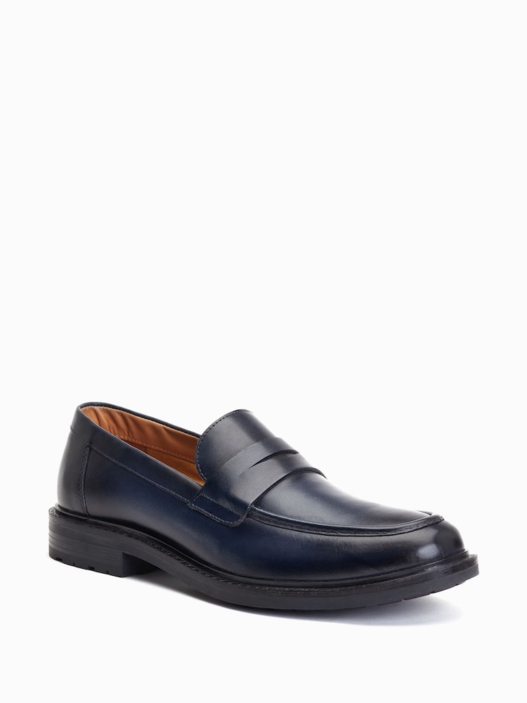 Base London Blue Ivey Slip-On Penny Loafers - Image 2 of 6