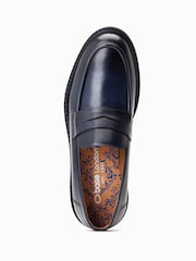 Base London Blue Ivey Slip-On Penny Loafers - Image 4 of 6