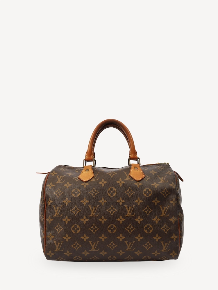 Louis Vuitton Monogram Speedy 30 Brown Tote - Image 1 of 6