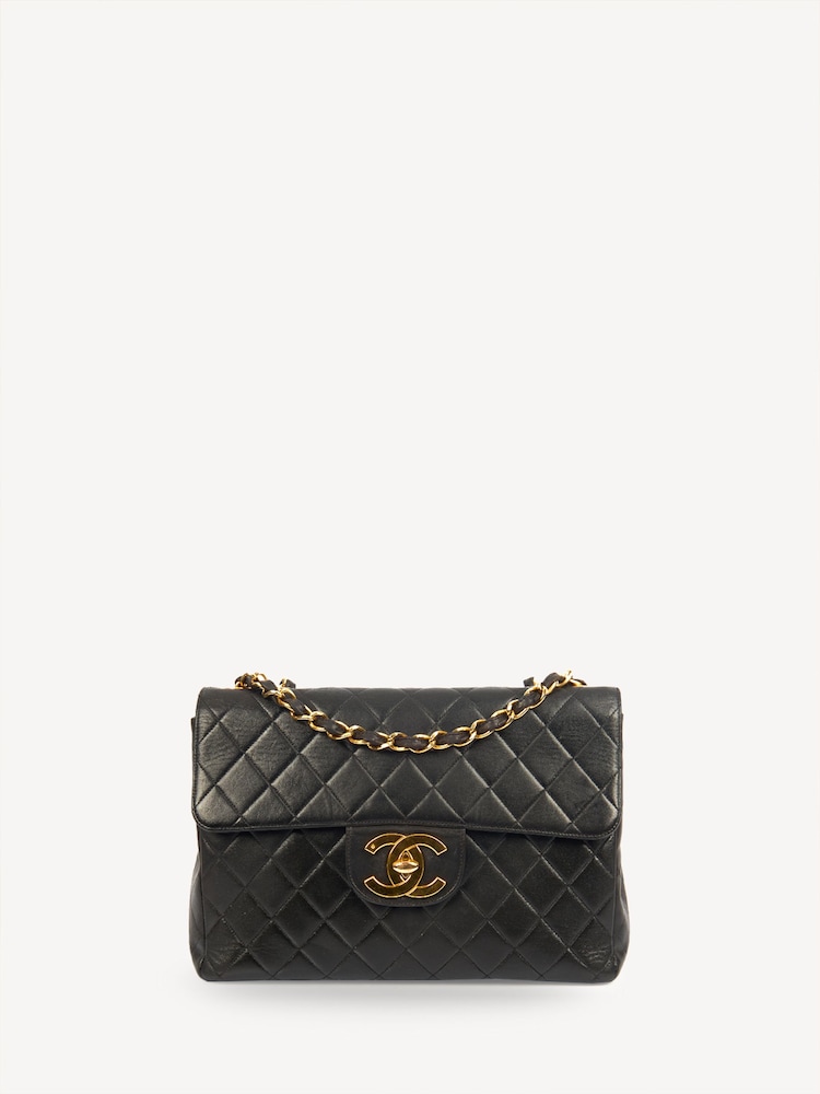Chanel XL Shoulder Maxi Jumbo Black Bag - Image 1 of 14