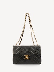 Chanel XL Shoulder Maxi Jumbo Black Bag - Image 3 of 14