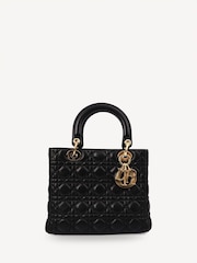 Christian Dior Lady Small Top Handle Black Bag - Image 1 of 6