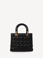Christian Dior Lady Small Top Handle Black Bag - Image 2 of 6
