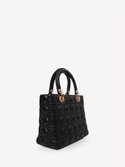 Christian Dior Lady Small Top Handle Black Bag - Image 3 of 6