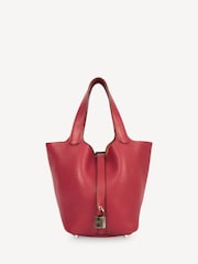 Hermes Pink Rouge Grenat Picotin 18 Tote - Image 1 of 9