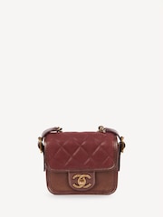 Chanel Red Flap with Top Handle Mini Cross Body Bag - Image 1 of 10