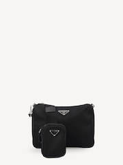 Prada Nylon Messenger Cross Body Black Bag - Image 1 of 6