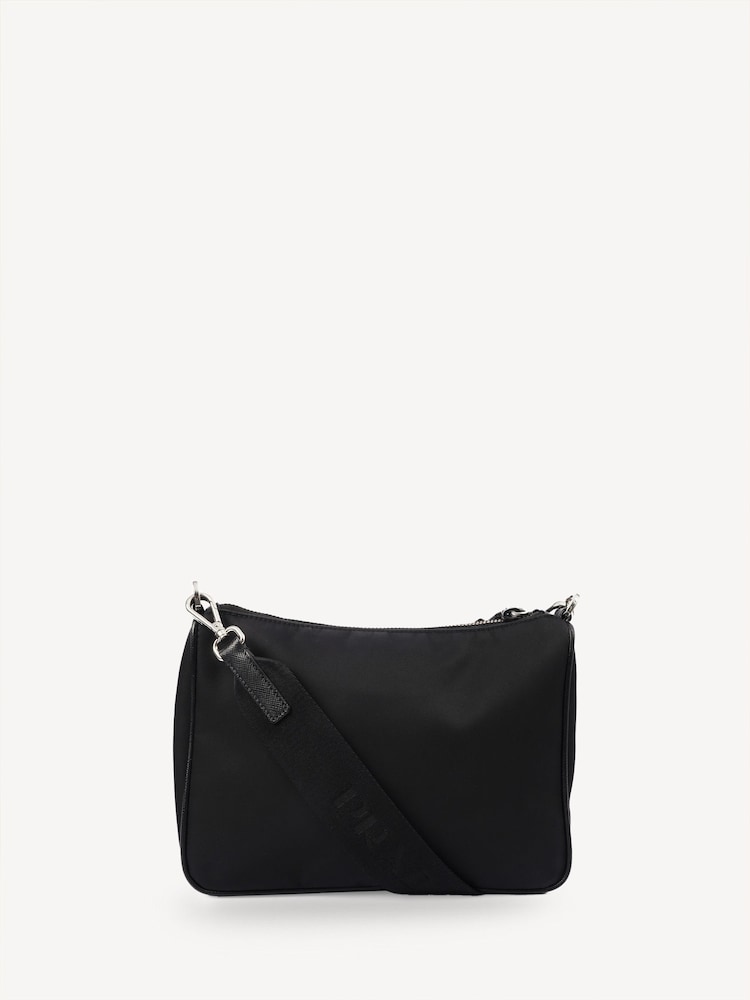 Prada Nylon Messenger Cross Body Black Bag - Image 2 of 6