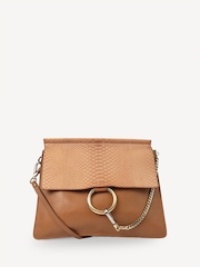 Chloe Faye Medium Shoulder Brown Bag - Image 1 of 7