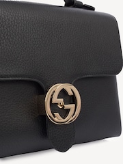 Gucci Dollar Interlocking GG Medium Top Handle Black Bag - Image 7 of 7