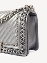 Chanel Grey Medium Boy Shoulder Bag - Image 7 of 10