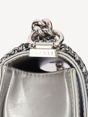 Chanel Grey Medium Boy Shoulder Bag - Image 9 of 10