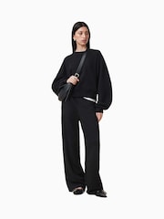 AllSaints Black VIN Haven 100% Organic Cotton Sweatpants - Image 1 of 7