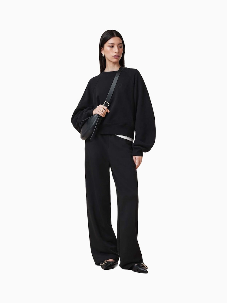 AllSaints Black VIN Haven 100% Organic Cotton Sweatpants - Image 1 of 7