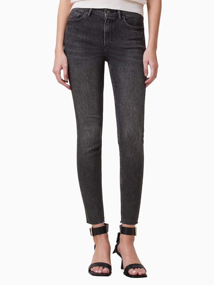 AllSaints Black Miller Pushup Jeans - Image 2 of 10 AllSaints Black Miller Pushup Jeans - Image 2 of 10