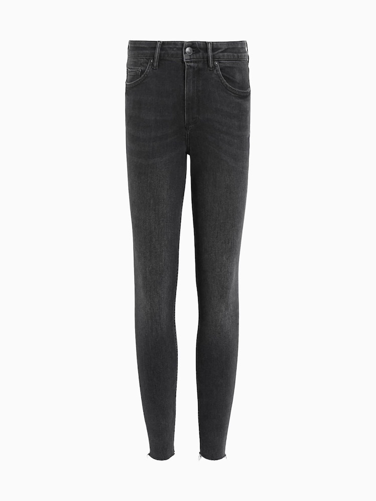 AllSaints Black Miller Pushup Jeans - Image 8 of 8