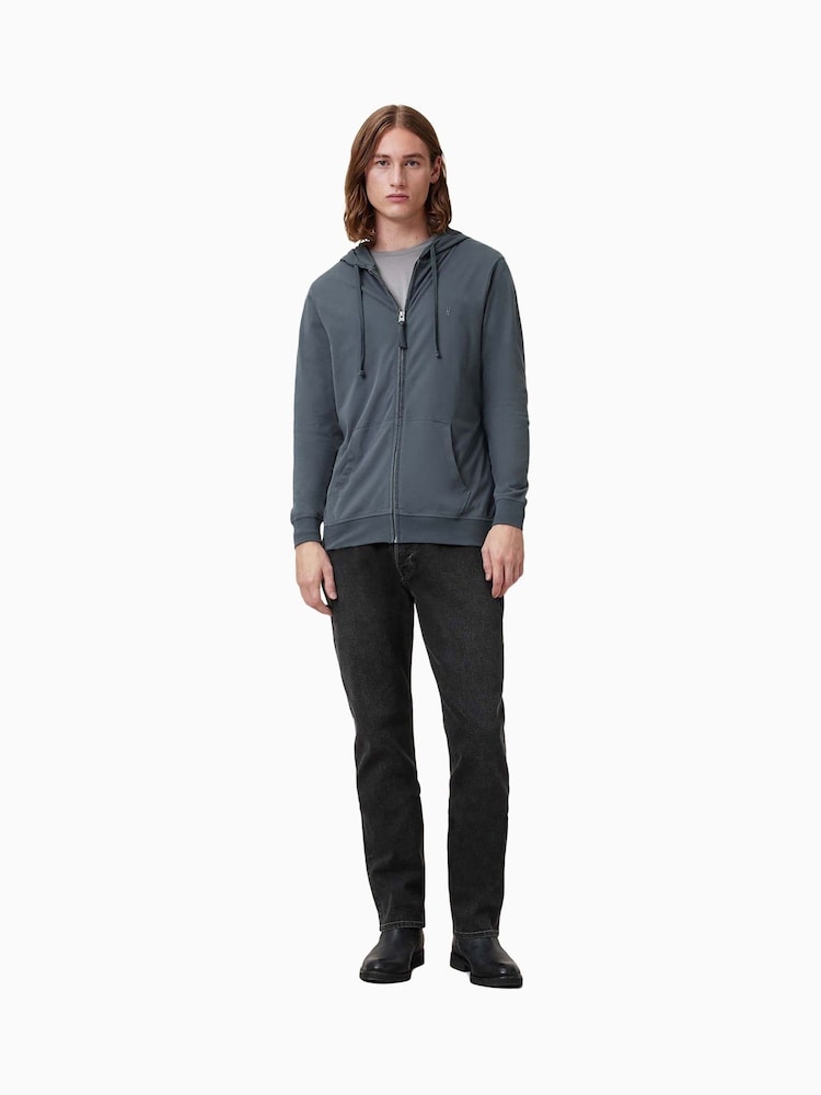 AllSaints Blue Brace Hoodie - Image 3 of 7