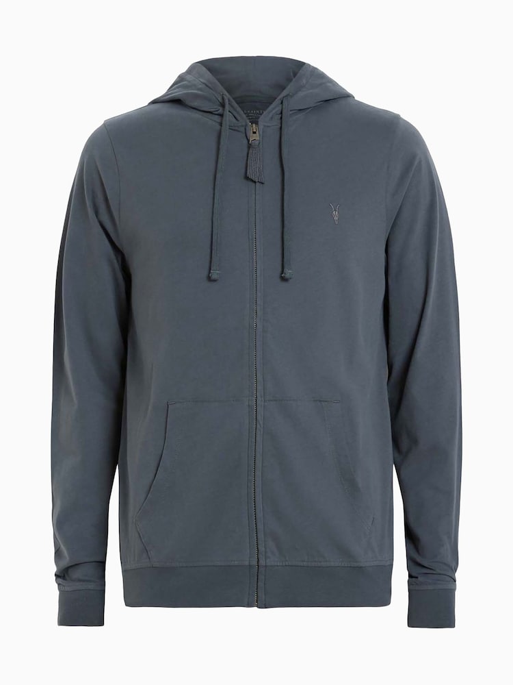 AllSaints Blue Brace Hoodie - Image 7 of 7