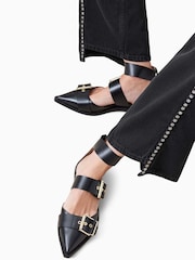 AllSaints Black Frankie Stud Jeans - Image 7 of 8