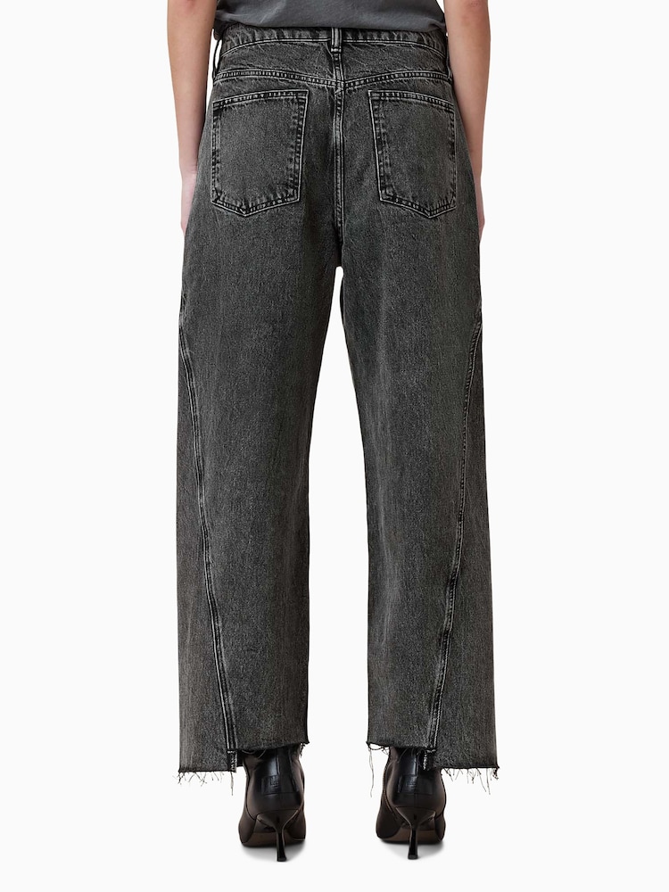 AllSaints Black Fox 100% Cotton Jeans - Image 6 of 8